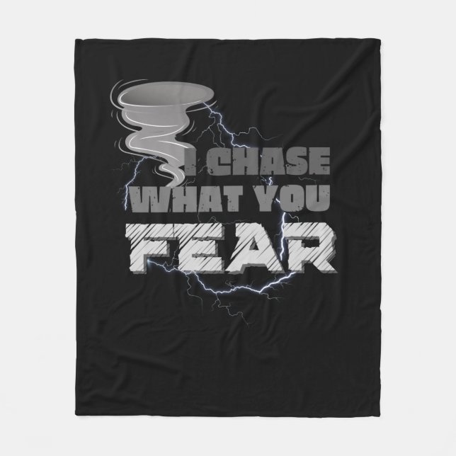 Couverture Polaire Je Poursuis Ce Que Vous Craignez Tornado Chaser (Devant)
