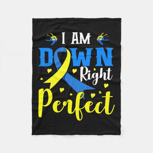 Couverture Polaire Je Suis À Droite Famille De Sensibilisation Au Syn (Devant)