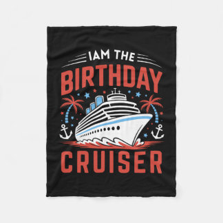 Couverture Polaire Je suis le croiseur d'anniversaire drôle de vacanc