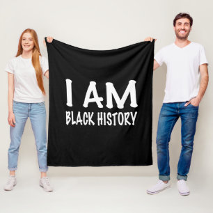 Couverture Polaire Je suis Noir