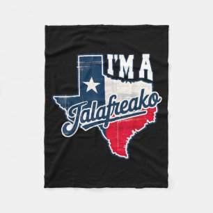 Couverture Polaire Je suis un Talao Fierté du Texas Dire Humour du Su
