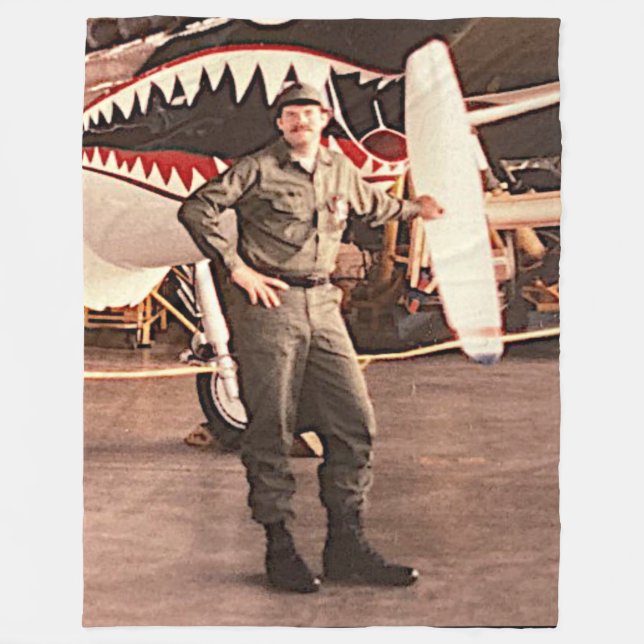 COUVERTURE POLAIRE JE SUIS UN VÉTÉRAN FIER (Devant)