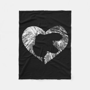 Couverture Polaire Je t'aime Dinosaure Cœur Saint-Valentin Mignon T R