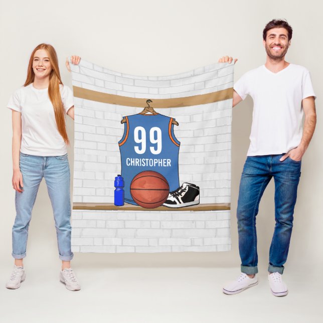Couverture Polaire Jersey de basket-ball personnalisé (LB) (En situation)