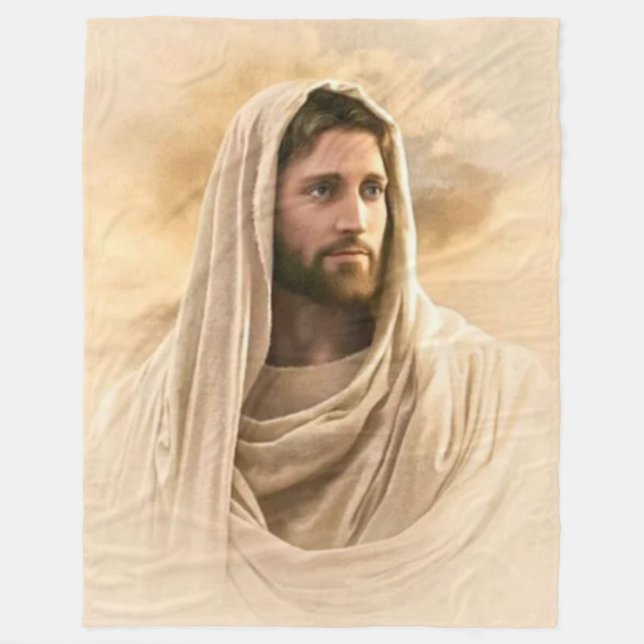 Couverture Polaire JÉSUS à ROBE (Devant)