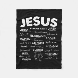 Couverture Polaire Jésus Est Le Roi Noms De Dieu Hébreux Jésus Chréti