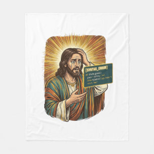 Couverture Polaire Jésus pleurant Erreur de syntaxe Codage Programmeu