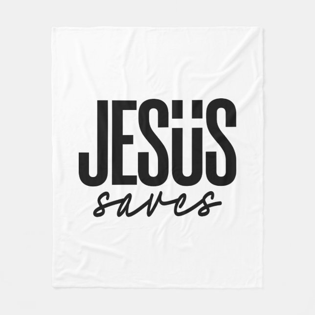 COUVERTURE POLAIRE JESUS SAVES (Devant)