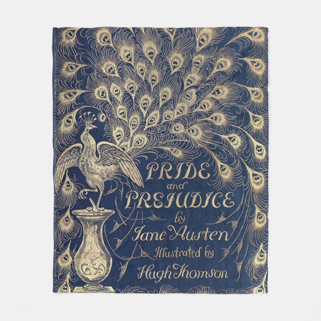 Couverture Polaire Jet 50" d'ouatine de fierté et de préjudice x 60" (Devant)