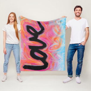 Couverture Polaire Jet d'ouatine de collection de "AMOUR"