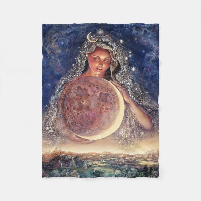 Couverture Polaire Jet d'ouatine de déesse de lune (Devant)