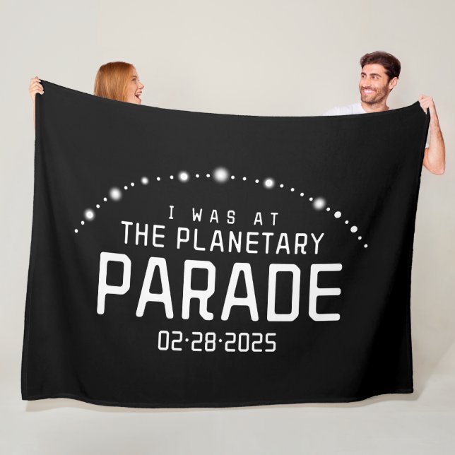 Couverture Polaire J'étais à la Parade Planétaire le 28 février 2025 (En situation)