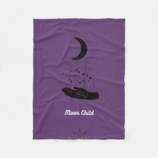 Couverture Polaire Jeté en molleton Moon Child