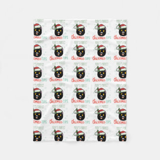 Couverture Polaire Jets de Noël Purrfect de Pucky