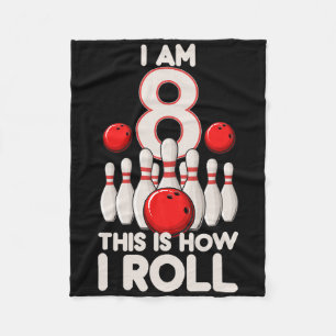 Couverture Polaire Jeu de Bowling 8 ans 8e anniversaire C'est comment