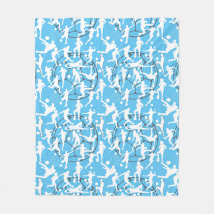 Couverture Polaire Jeu de football Motif.b