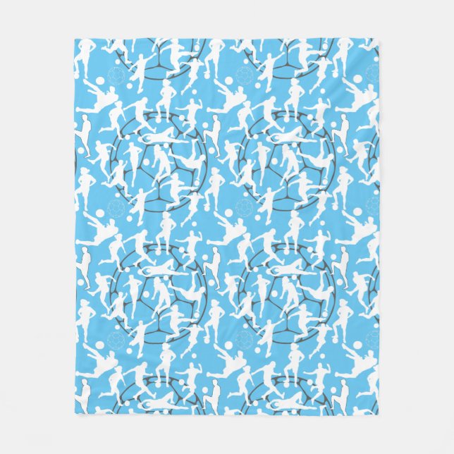 Couverture Polaire Jeu de football Motif.b (Devant)