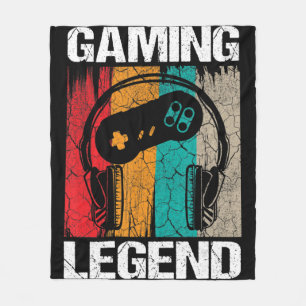 Couverture Polaire Jeu Legend Joueur Jeux Vidéos Cadeaux Vintages Gar