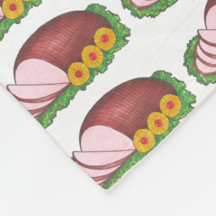 Couverture Polaire Jeu rose tranché Noël Pâques Dîner