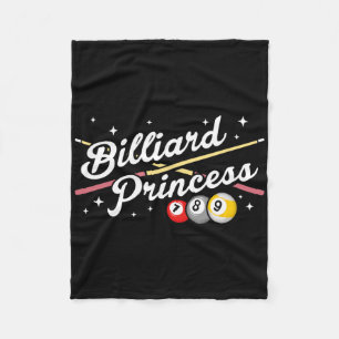 Couverture Polaire Jeu Snooker Billard Princess Pool Joueurs Billia