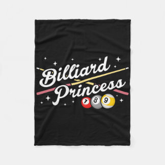 Couverture Polaire Jeu Snooker Billard Princess Pool Joueurs Billia