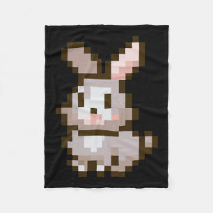 Couverture Polaire Jeu Vidéo Pâques Pixelé Game Vidéo Pâques Bunny Ga