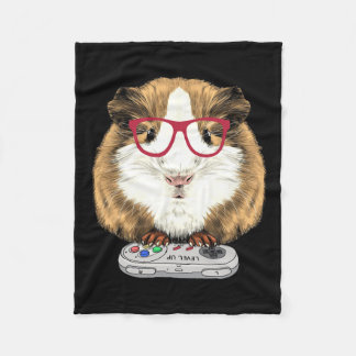 Couverture Polaire Jeu Vidéo Pig Animaux Guinée Pig Gameurs 1