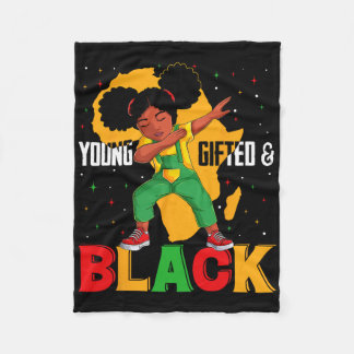 Couverture Polaire Jeune Fille Cadeau Et Noir Dabbing Histoire Noire