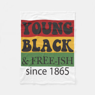 Couverture Polaire Jeune Noir relativement libre depuis 1865 Mois de