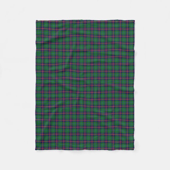 Couverture Polaire Jeune tartan classique de clan écossais (Devant)