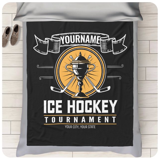 Couverture Polaire Jeux de hockey sur gazon (Créateur téléchargé)