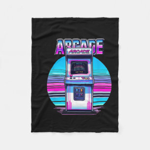 Couverture Polaire Jeux vidéo d'arcade rétro vintage 80s 90s École bu