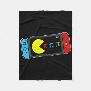 Couverture Polaire Jeux vidéo Pi Day Gamer Prof de maths Enfants Garç