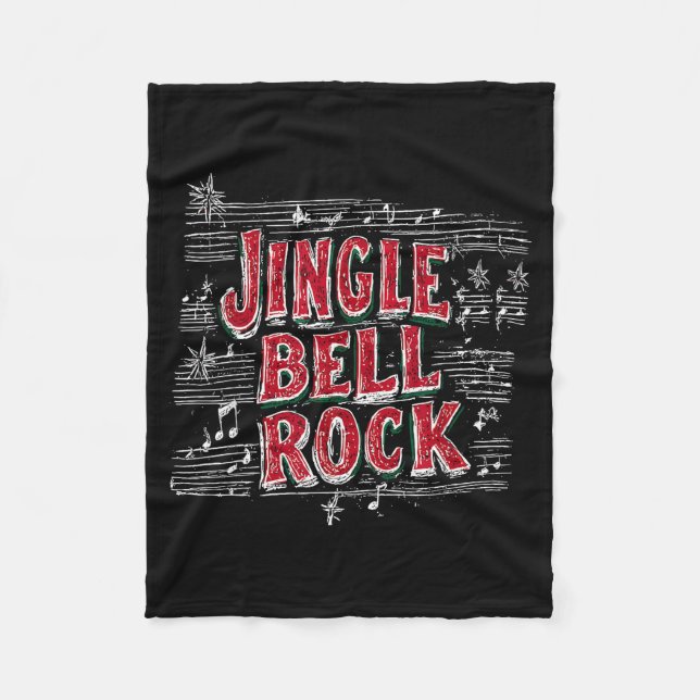 Couverture Polaire Jingle Bell Rock Christmas Music Band Xmas Party P (Devant)