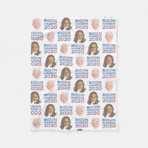Couverture Polaire Joe Biden et Kamala Harris Fleece Blanket