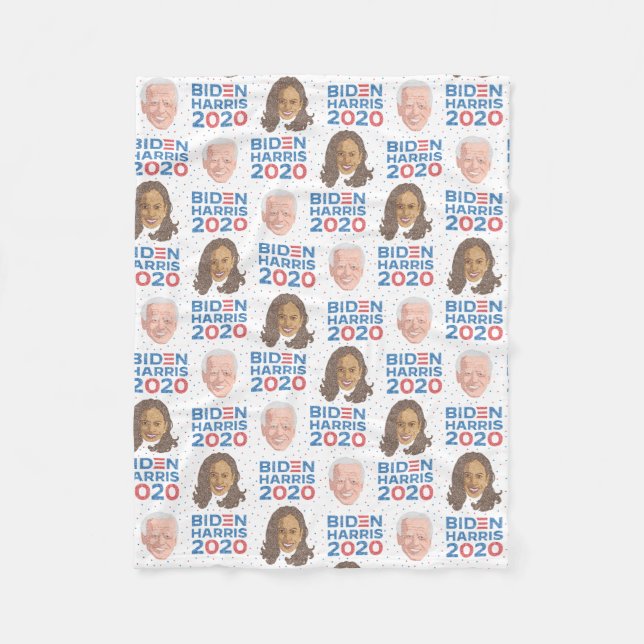 Couverture Polaire Joe Biden et Kamala Harris Fleece Blanket (Devant)