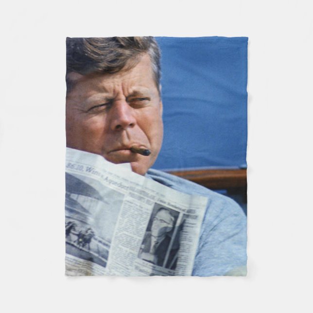Couverture Polaire John F Kennedy Fumer (Devant)