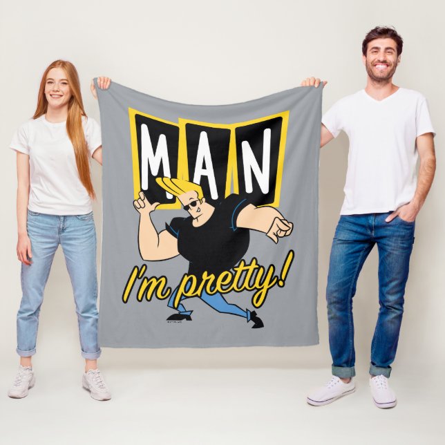 Couverture Polaire Johnny Bravo (En situation)