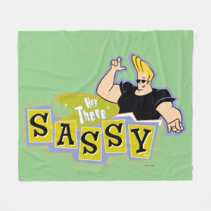 Couverture Polaire Johnny Bravo - Hey There Sassy