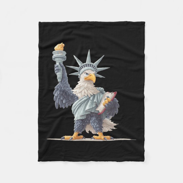 Couverture Polaire Joli Costume De Statue Américaine Pour Vêtements P (Devant)