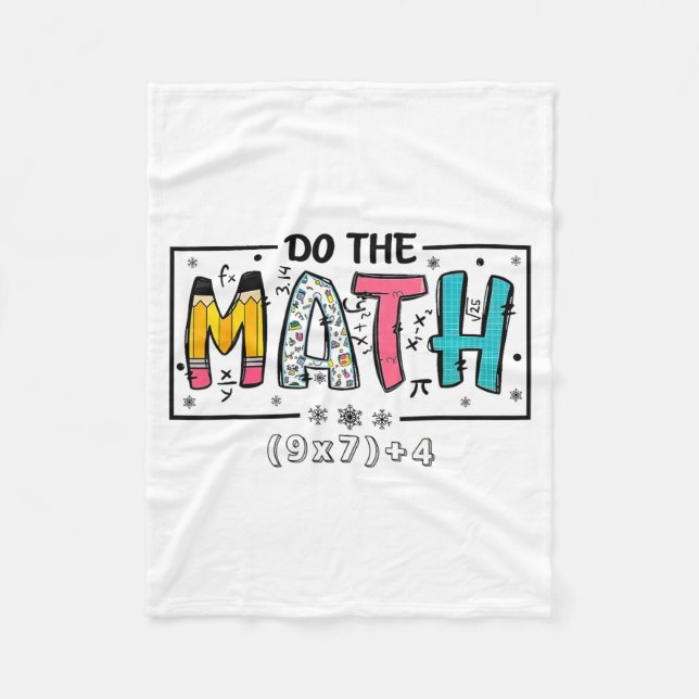 Couverture Polaire Joli Math 67 Prof de Math Six (Devant)