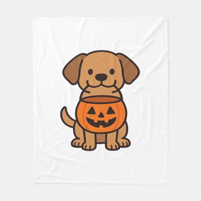 Couverture Polaire Joli T-shirt classique avec un chien en caricature (Devant)