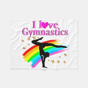 COUVERTURE POLAIRE JOLIE CHAMPION DE GYMNASTICS DE RAINBOUR