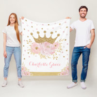 Jolie princesse royale floue dorée