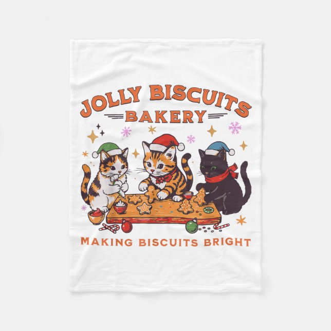 Couverture Polaire Jolly Christmas Biscuits Bakery Baking Crew Xmas C (Devant)