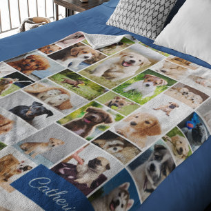 Couverture Polaire Jote Chien photo Montage adorable Chien