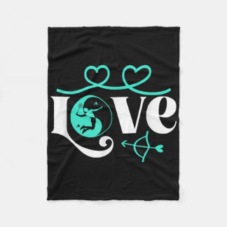 Couverture Polaire Joueur de badminton Shuttle Yin-yang-love Badmin