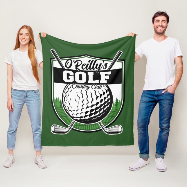 Couverture Polaire Joueur de golf Pro Golf Country Club (En situation)
