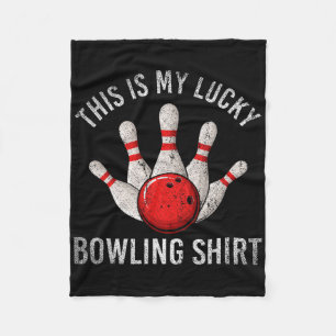 Couverture Polaire Joueur De L'Équipe De Bowling C'Est Ma Chemise De