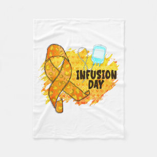 Couverture Polaire Jour de perfusion Ruban orange de sensibilisation